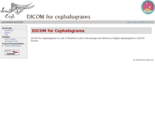 Tablet Screenshot of dcm4ceph.antoniomagni.org